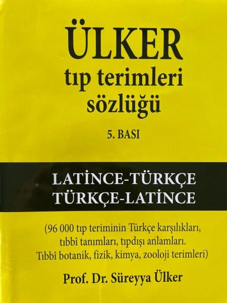 ÜLKER TIP TERİMLERİ SÖZLÜĞÜ